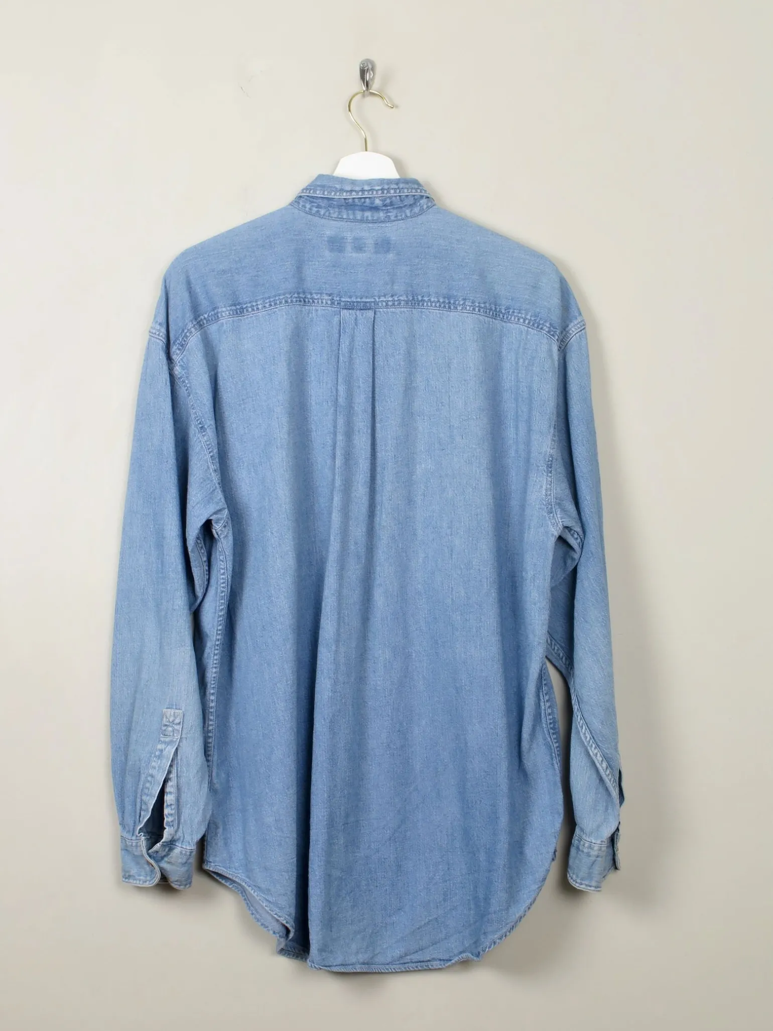 Men's Vintage Denim Perry Ellis Shirt L
