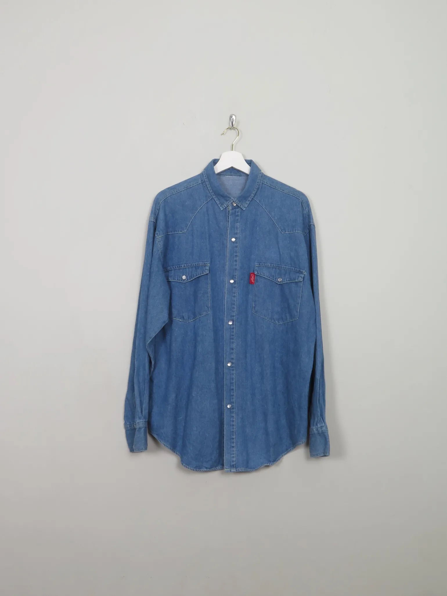 Men's Vintage Denim Shirt L