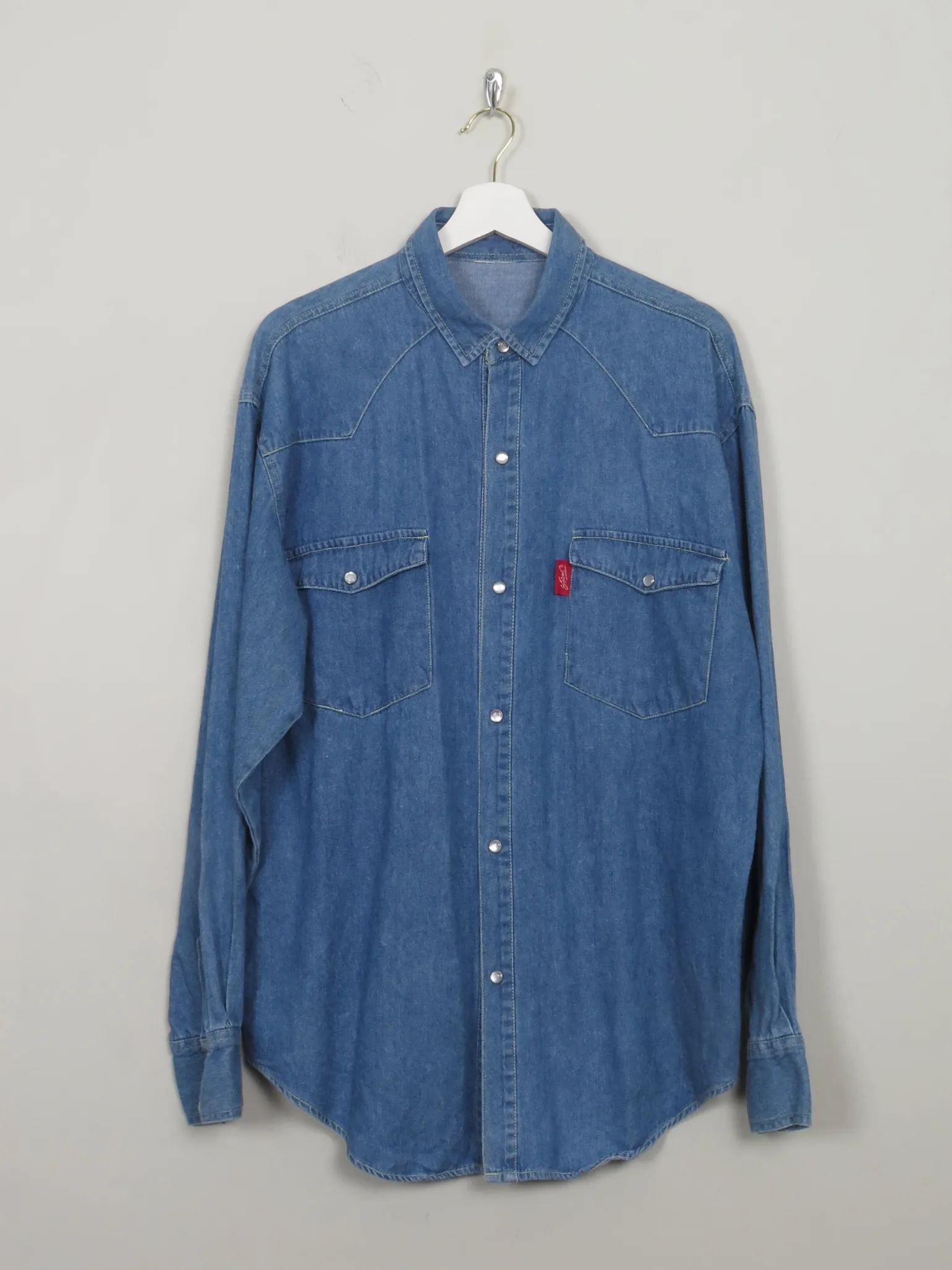 Men's Vintage Denim Shirt L