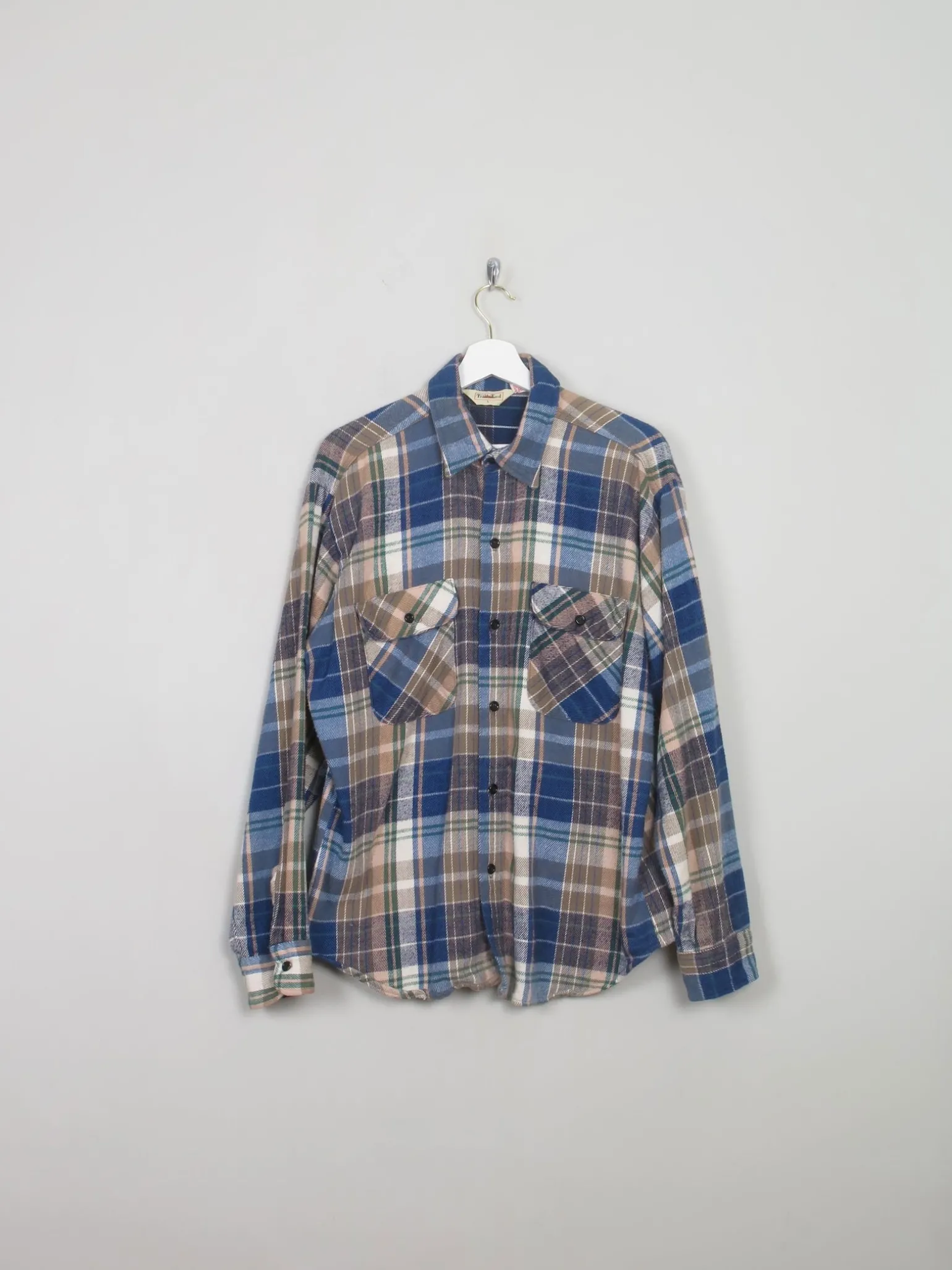 Men's Vintage Flannel Shirt L
