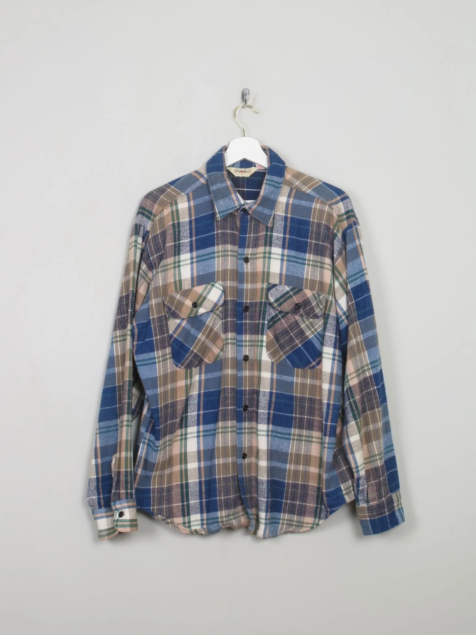 Men's Vintage Flannel Shirt L