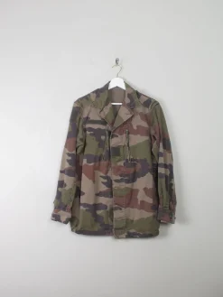 Men's Vintage French Army Camouflage Jacket S