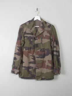 Men's Vintage French Army Camouflage Jacket S