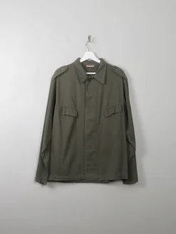 Men's Vintage Green Army Jacket M