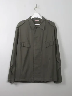 Men's Vintage Green Army Jacket M