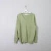Men's Vintage Green Pringle Jumper L/XL