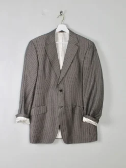 Men's Vintage Grey Remus Linen Mix Jacket 38"