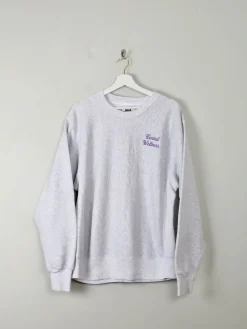 Men's Vintage Grey Sweatshirt L
