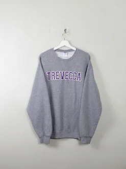 Men's Vintage Grey Trevecca Russell Athletic Sweatshirt L/XL