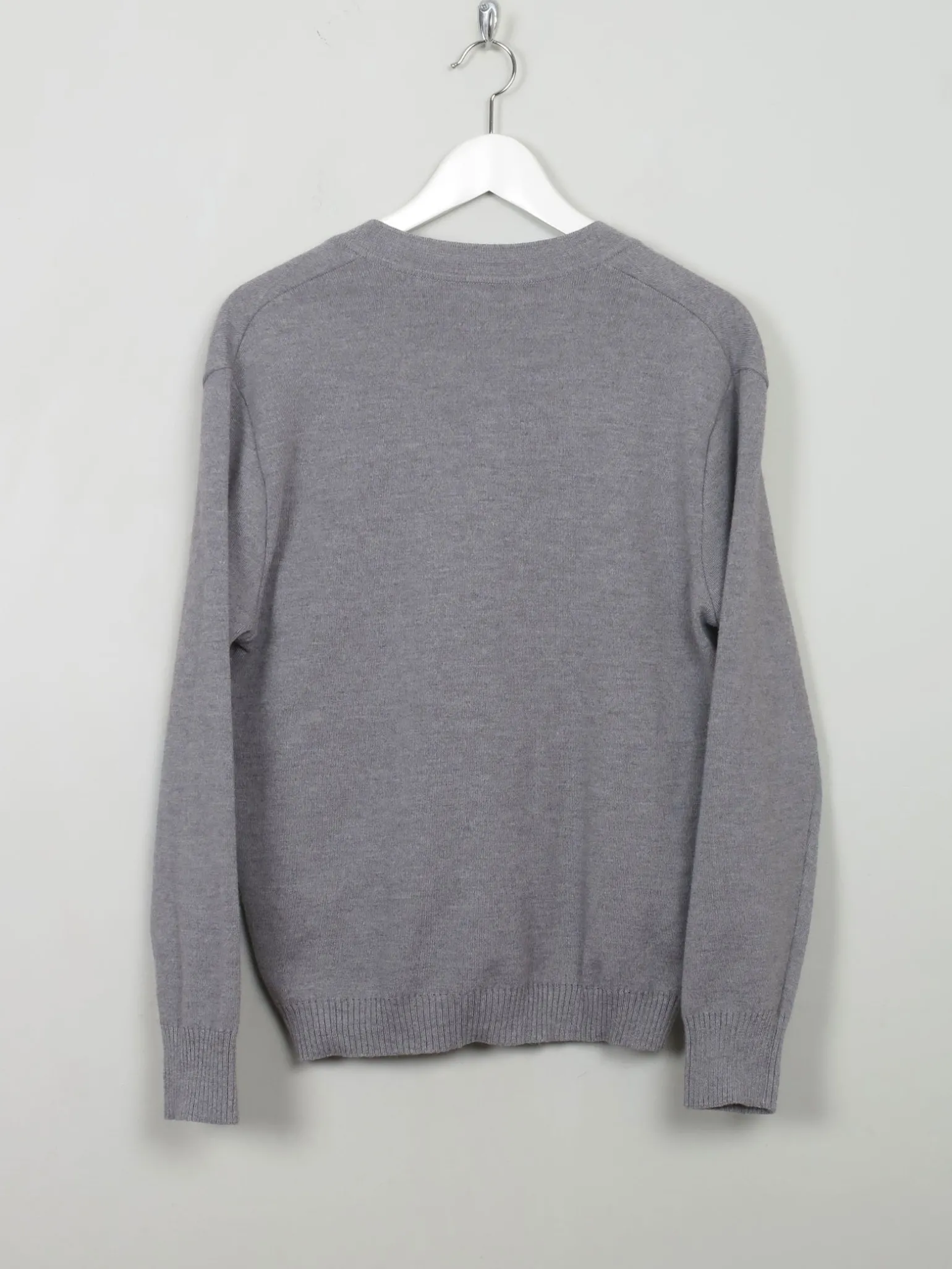 Men's Vintage Grey Wool Cardigan XS/S