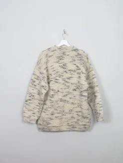 Men's Vintage Hand-Knit V-neck M/L