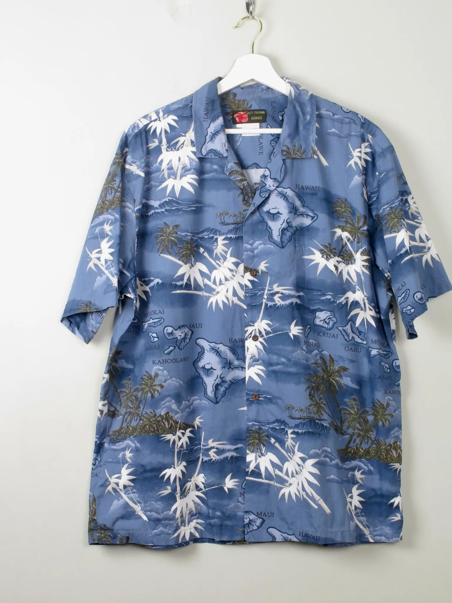 Men's Vintage Hawaiian Shirt XL