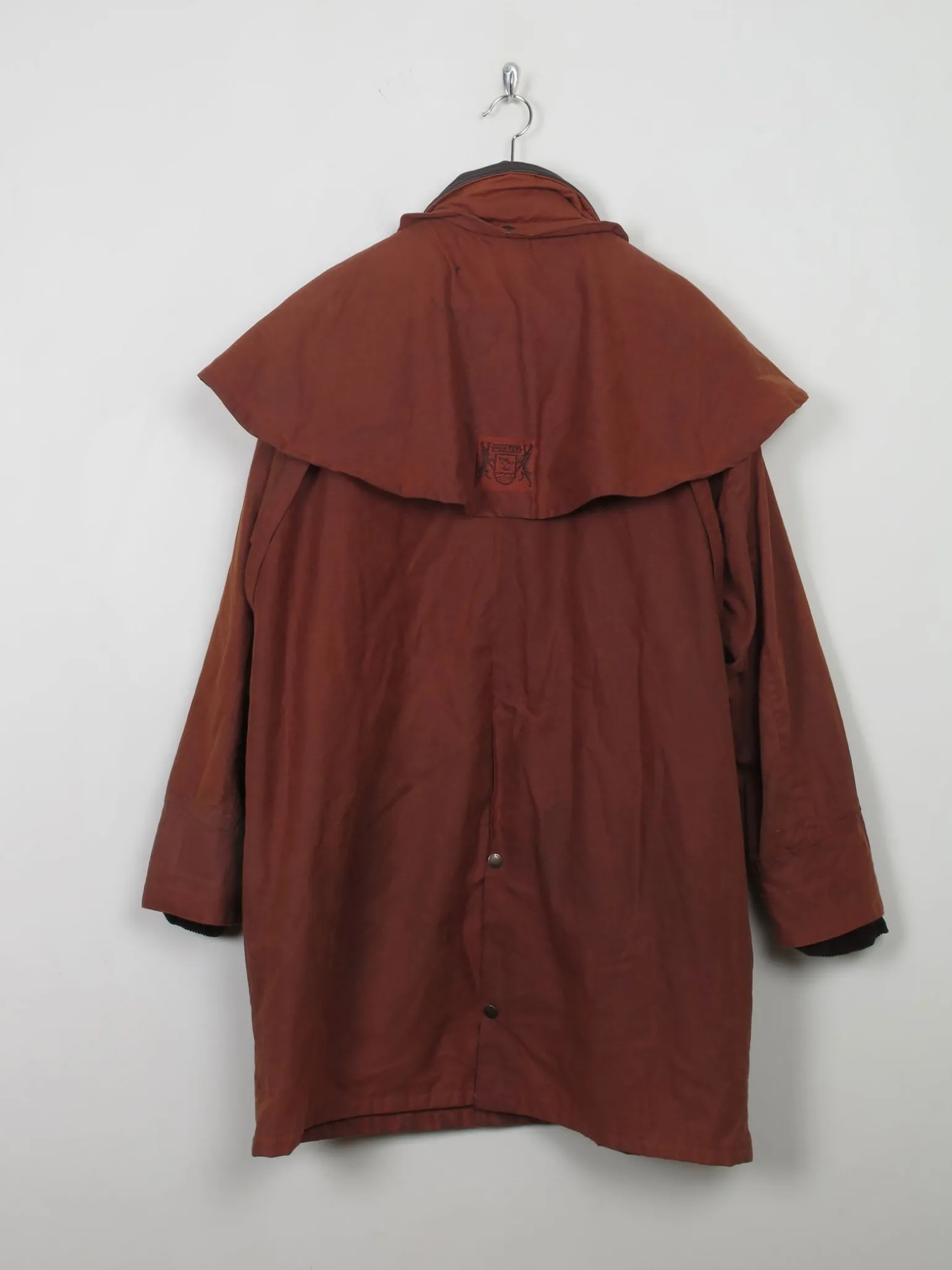 Men's Vintage Hunter Rust Wax Short Coat M