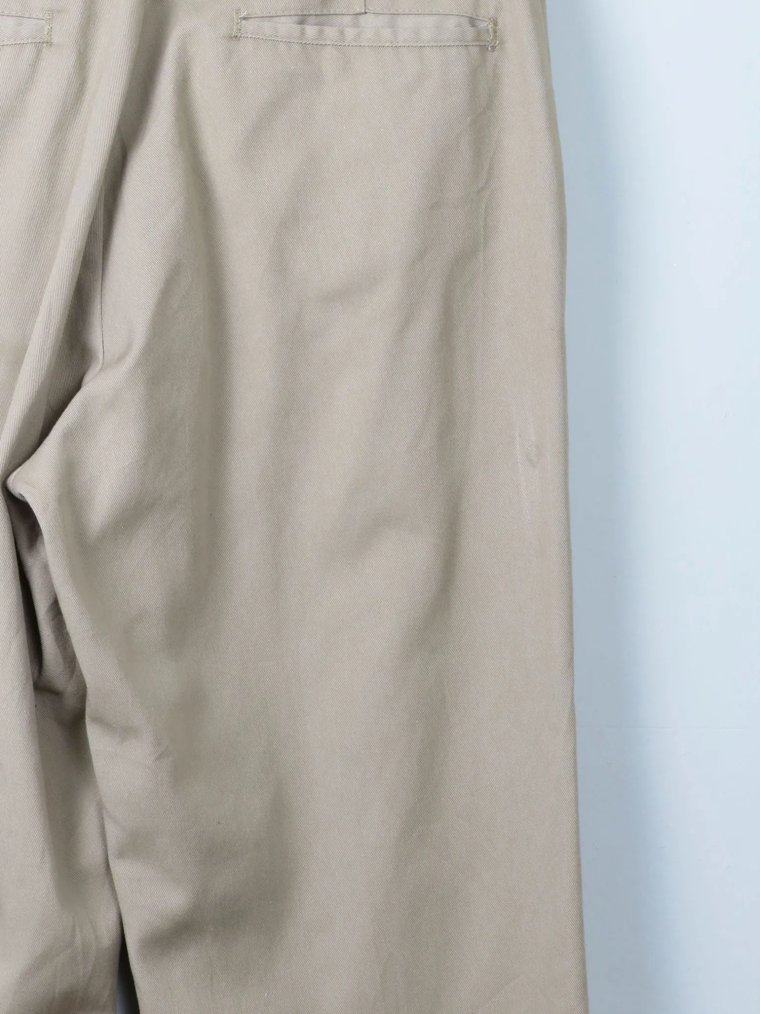 Men's Vintage Khaki Dickie Trousers 874 32" W 33" L