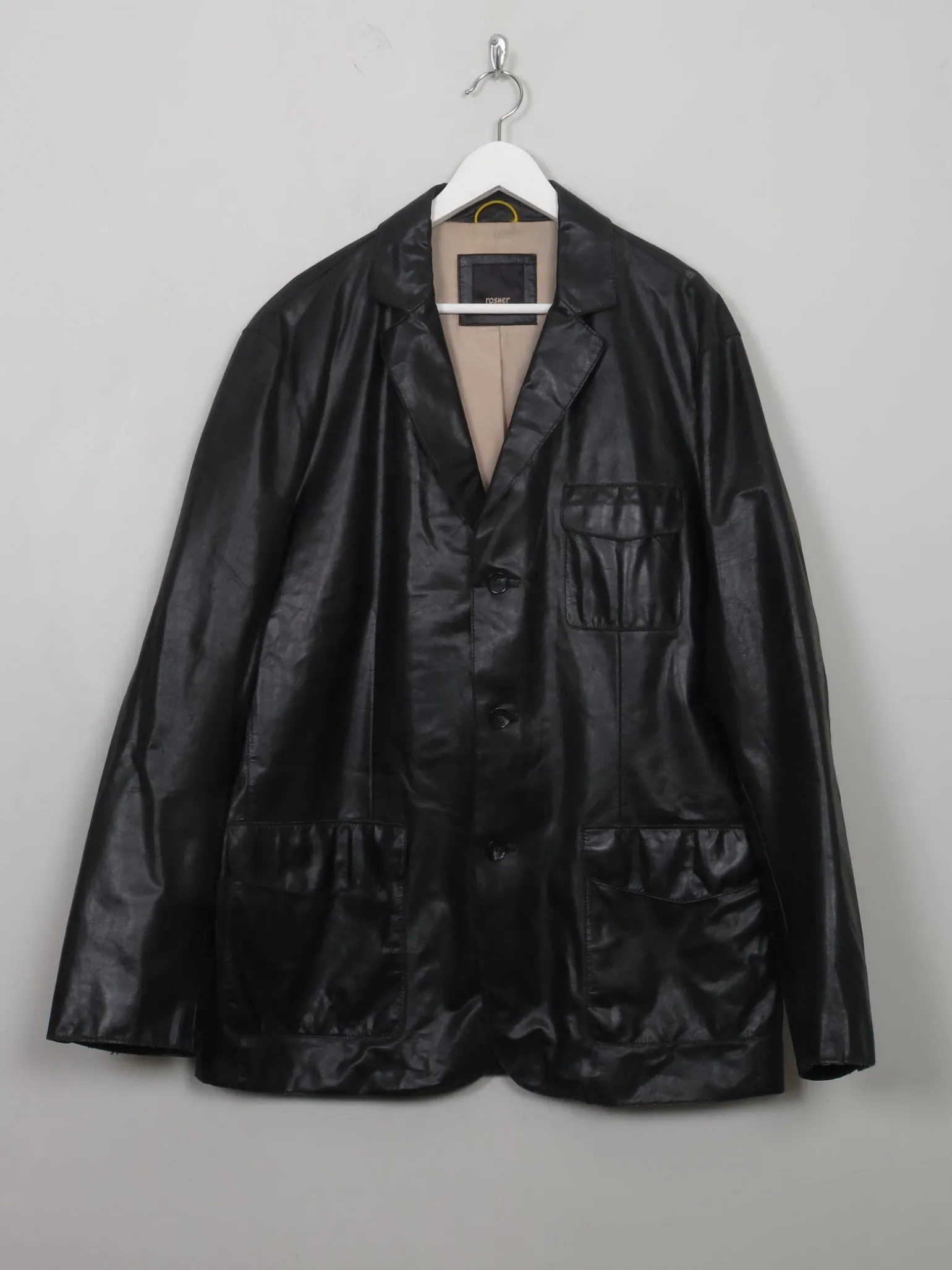 Men's Vintage Leather Jacket XL/46"