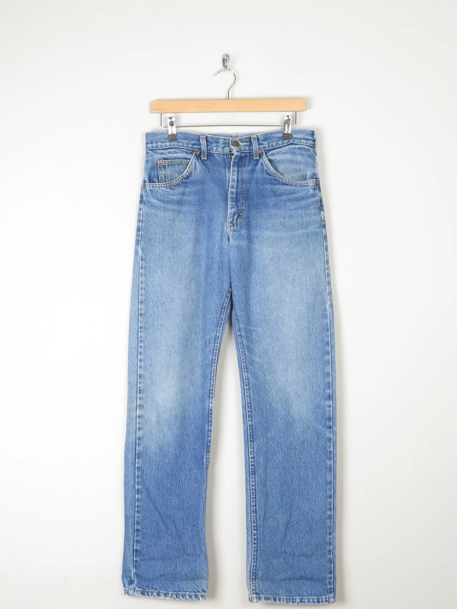 Men's Vintage Lee Blue Denim Jeans Relaxed Fit 31"/34L