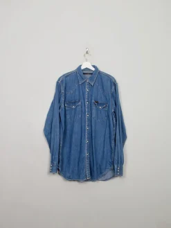 Men's Vintage Lee Denim Shirt L