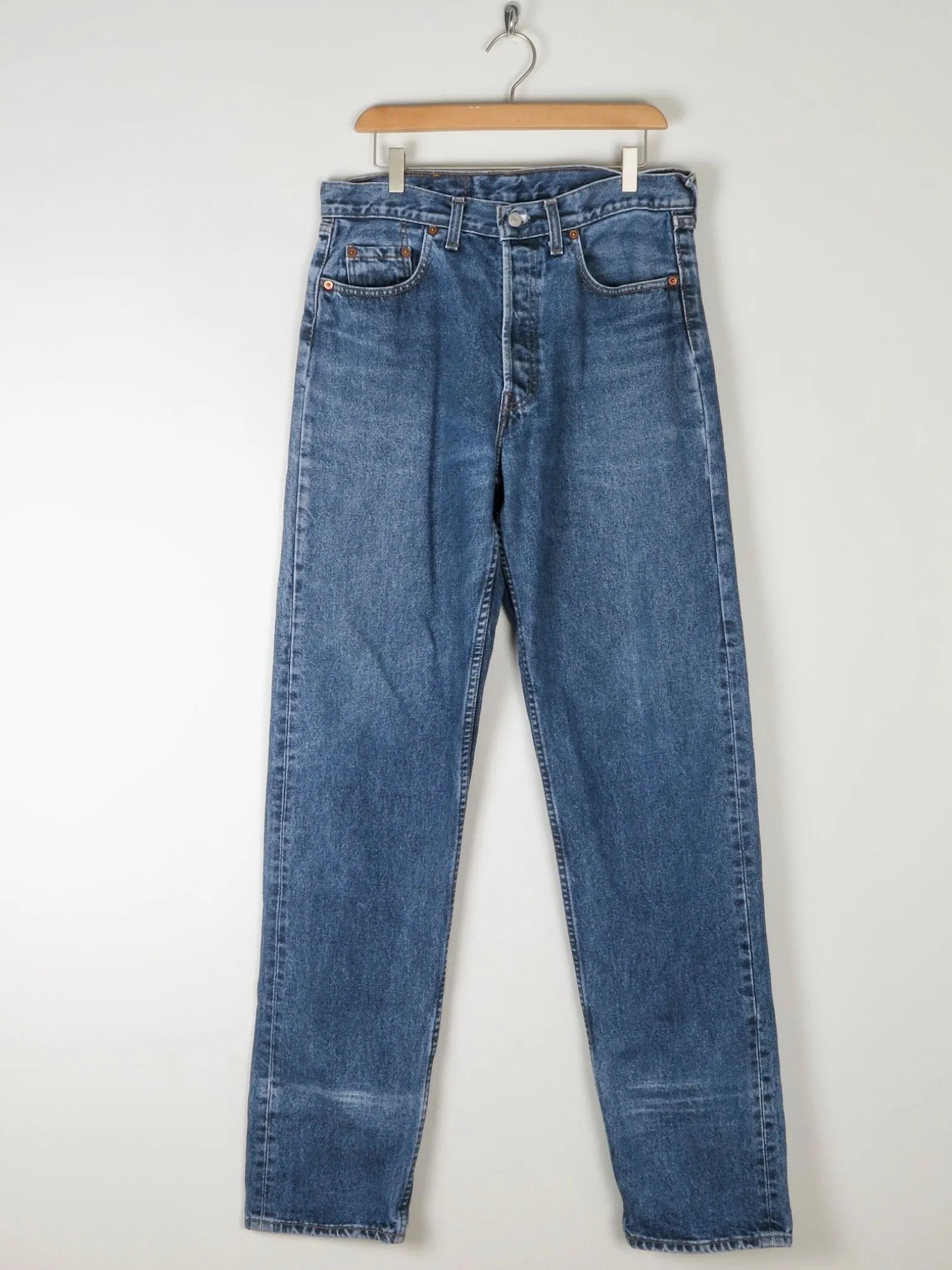 Men’s Vintage Levis 510 Blue Denim Jeans 33/36