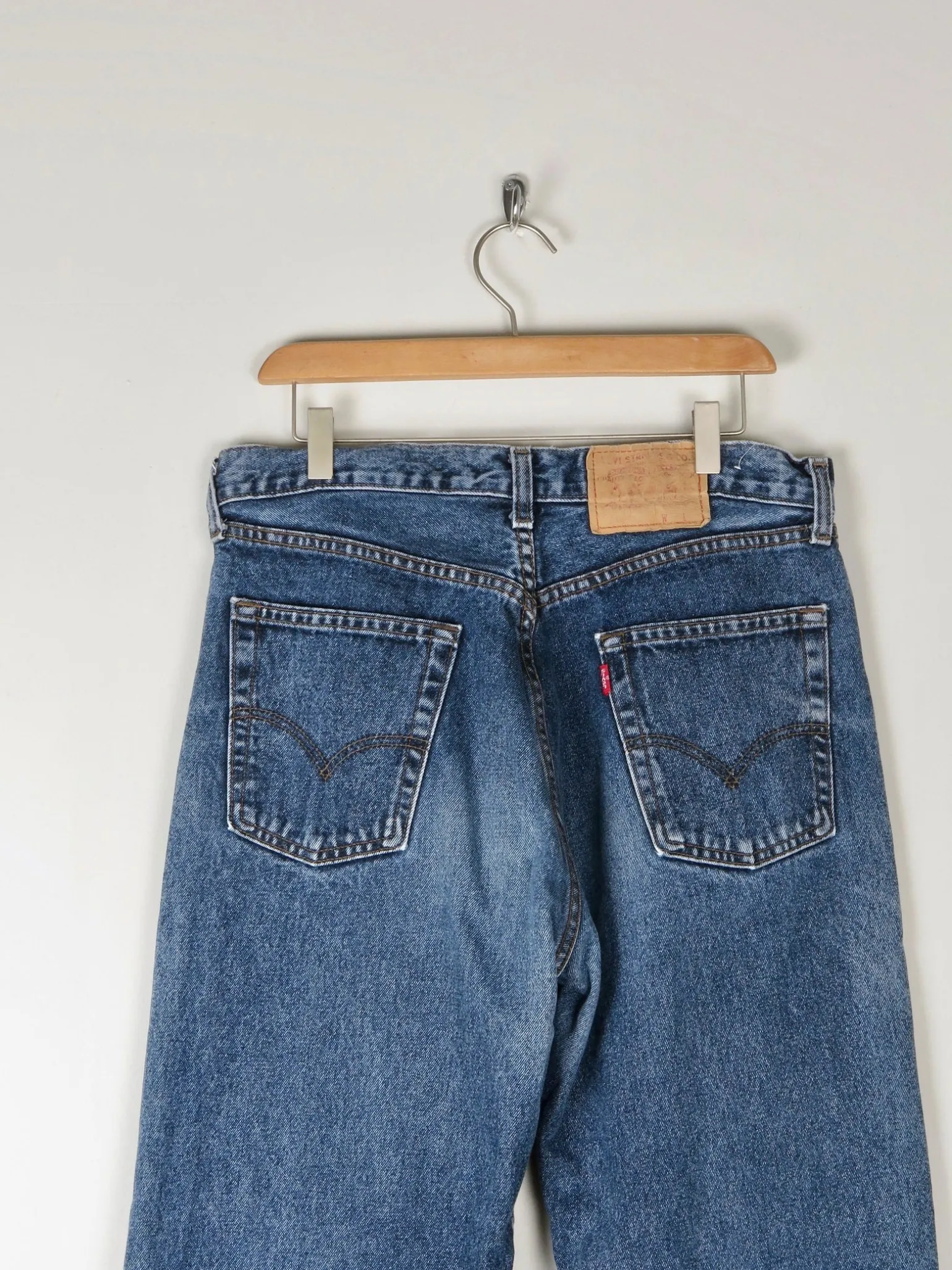 Men’s Vintage Levis 510 Blue Denim Jeans 33/36