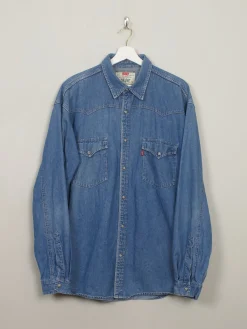 Men's VIntage Levi's Denim Shirt XL