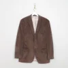 Men's Vintage Light Brown Velvet Jacket 40"