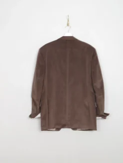 Men's Vintage Light Brown Velvet Jacket 40