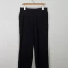 Men's Vintage Navy & White Pinstripe Wool Trousers 33"W 31" L