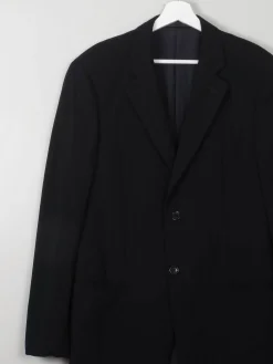 Men's Vintage Navy Armani Jacket Pinstripe 40
