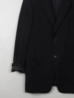 Men's Vintage Navy Armani Jacket Pinstripe 40