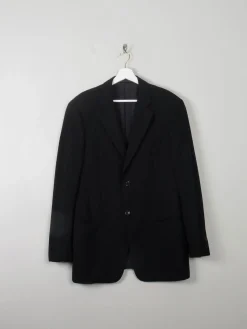 Men's Vintage Navy Armani Jacket Pinstripe 40