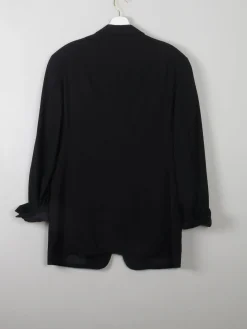 Men's Vintage Navy Armani Jacket Pinstripe 40