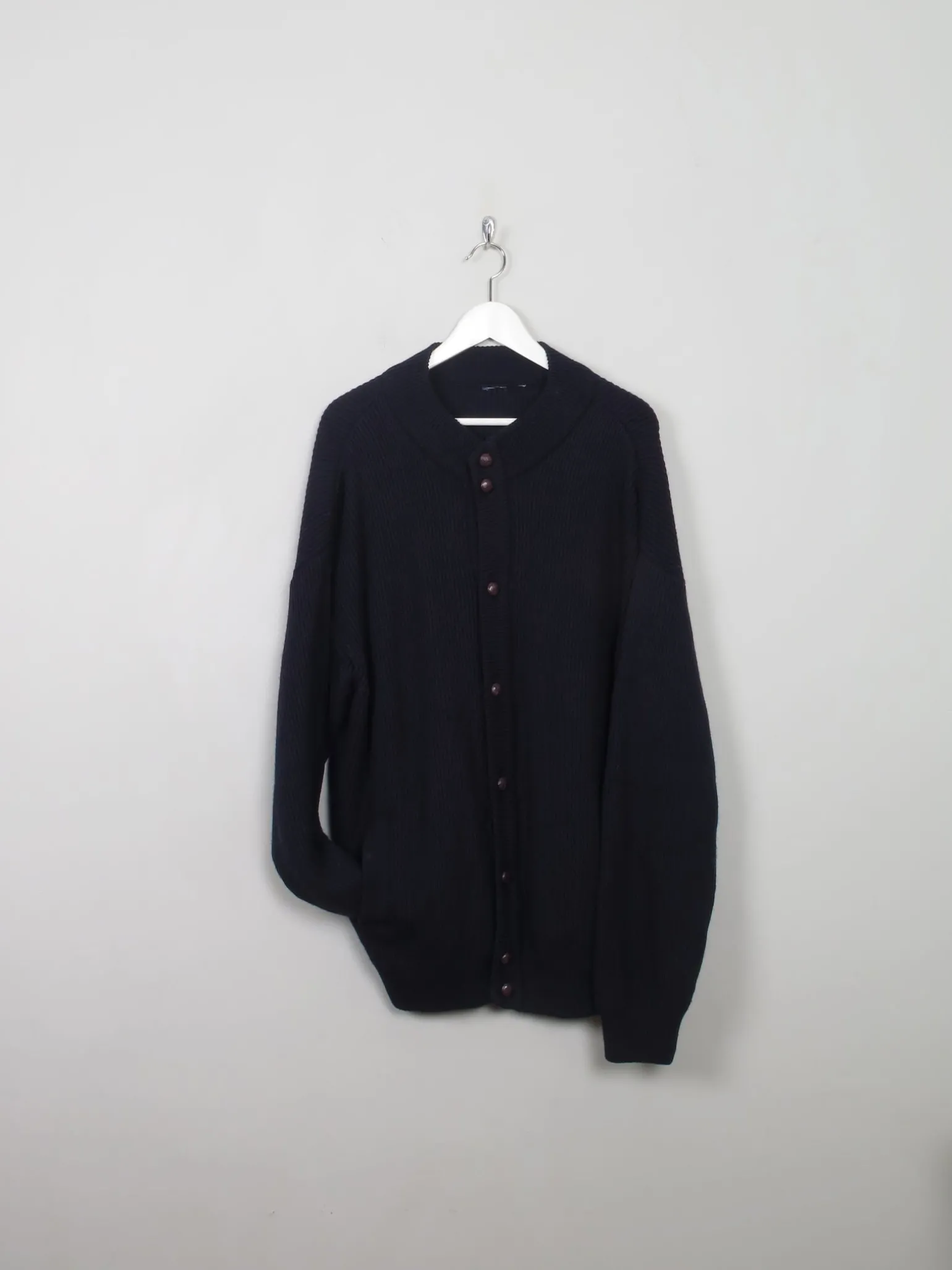 Men's Vintage Navy Cardigan L/XL