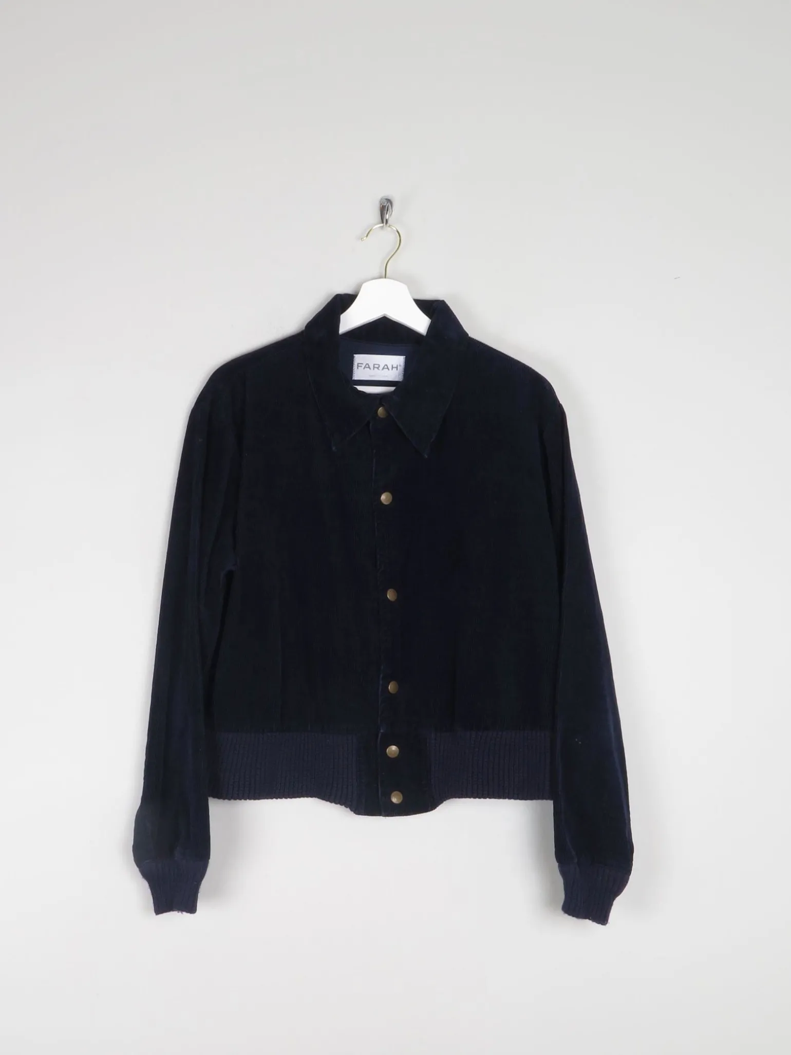 Men's Vintage Navy Corduroy Farah Jacket S/M