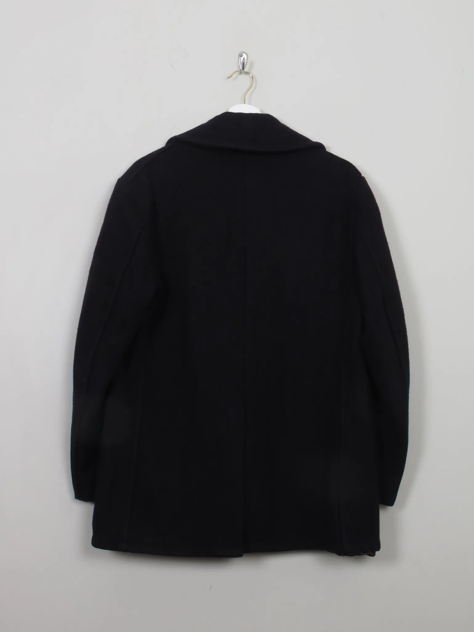 Men's Vintage Navy Peacoat 40/42"
