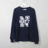Men's Vintage Navy Sweatshirt L