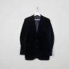 Men's Vintage Navy Velvet Jacket S/38