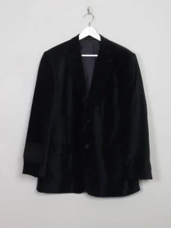 Men's Vintage Navy Velvet Jacket 42”