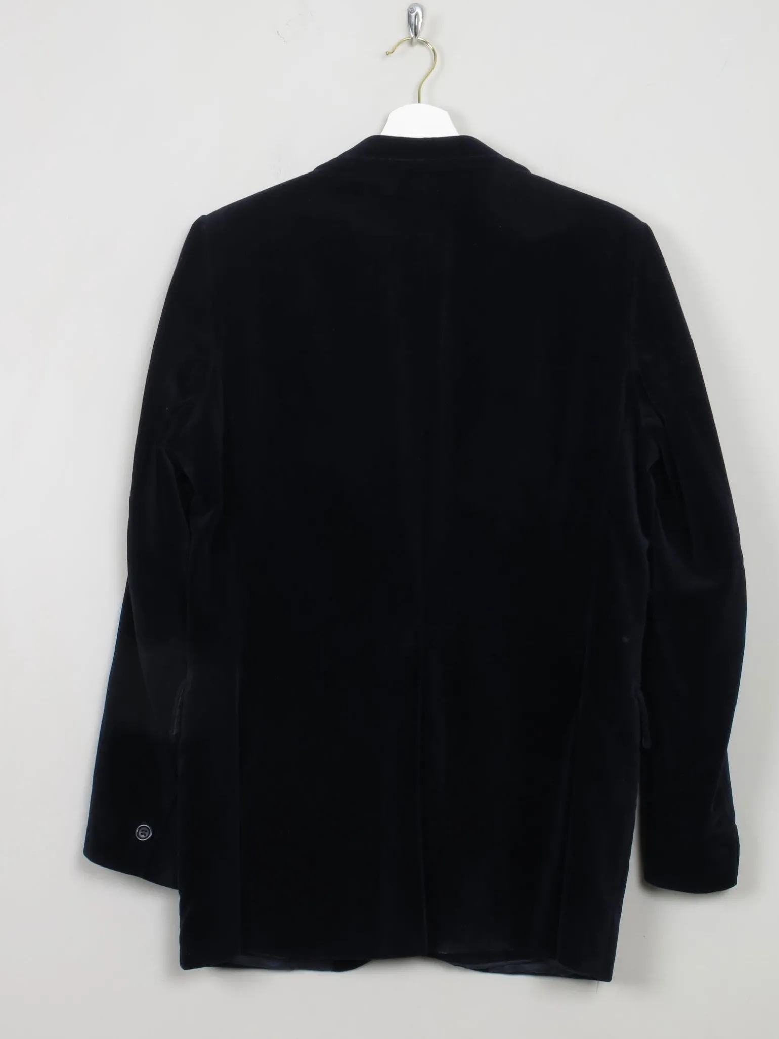 Men's Vintage Navy Velvet Jacket S/38