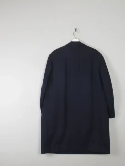 Men's Vintage Navy Wool Coat XL/XXL