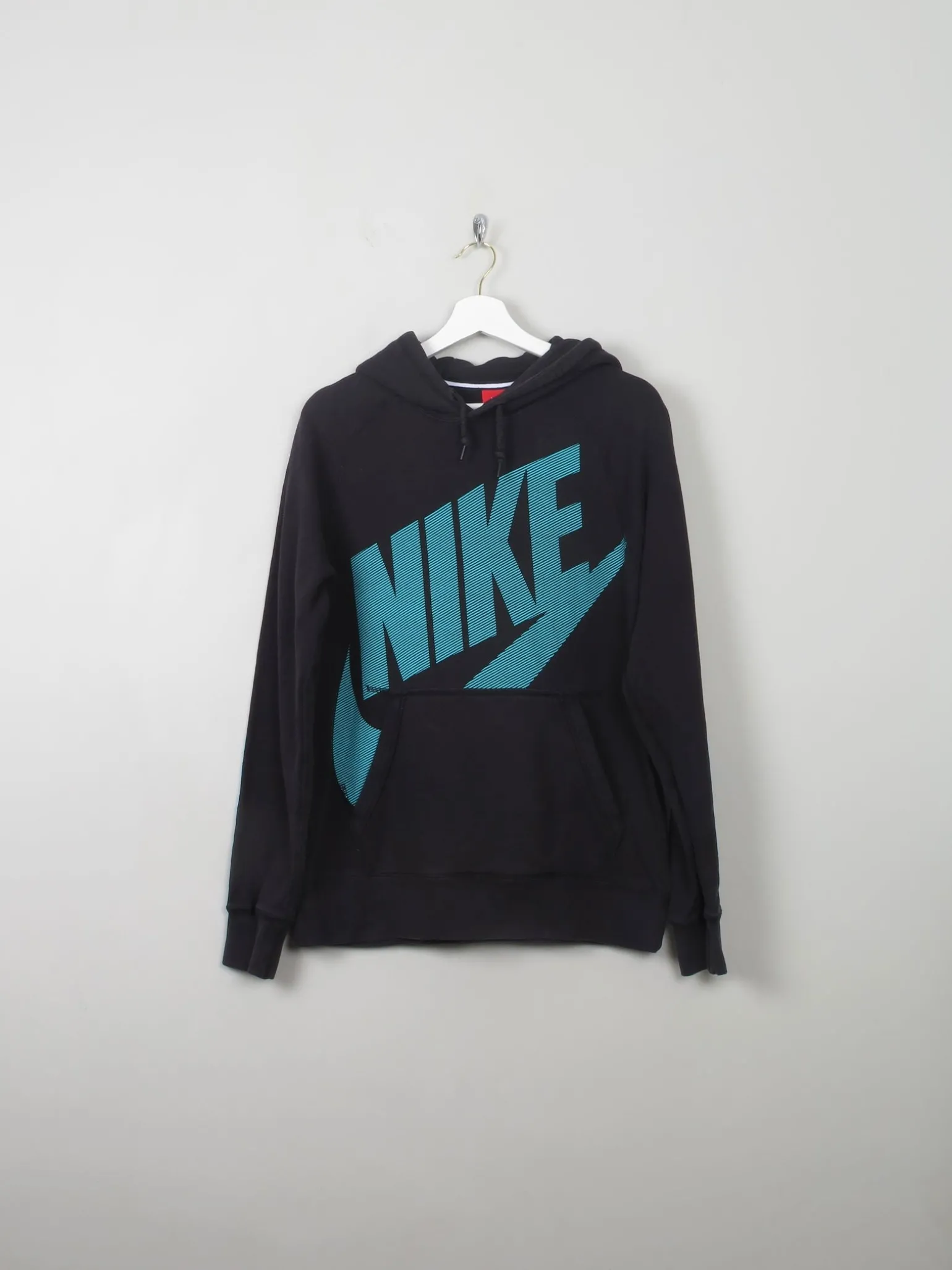 Men's Vintage Nike Spell-Out Hoodie Sweatshirt M