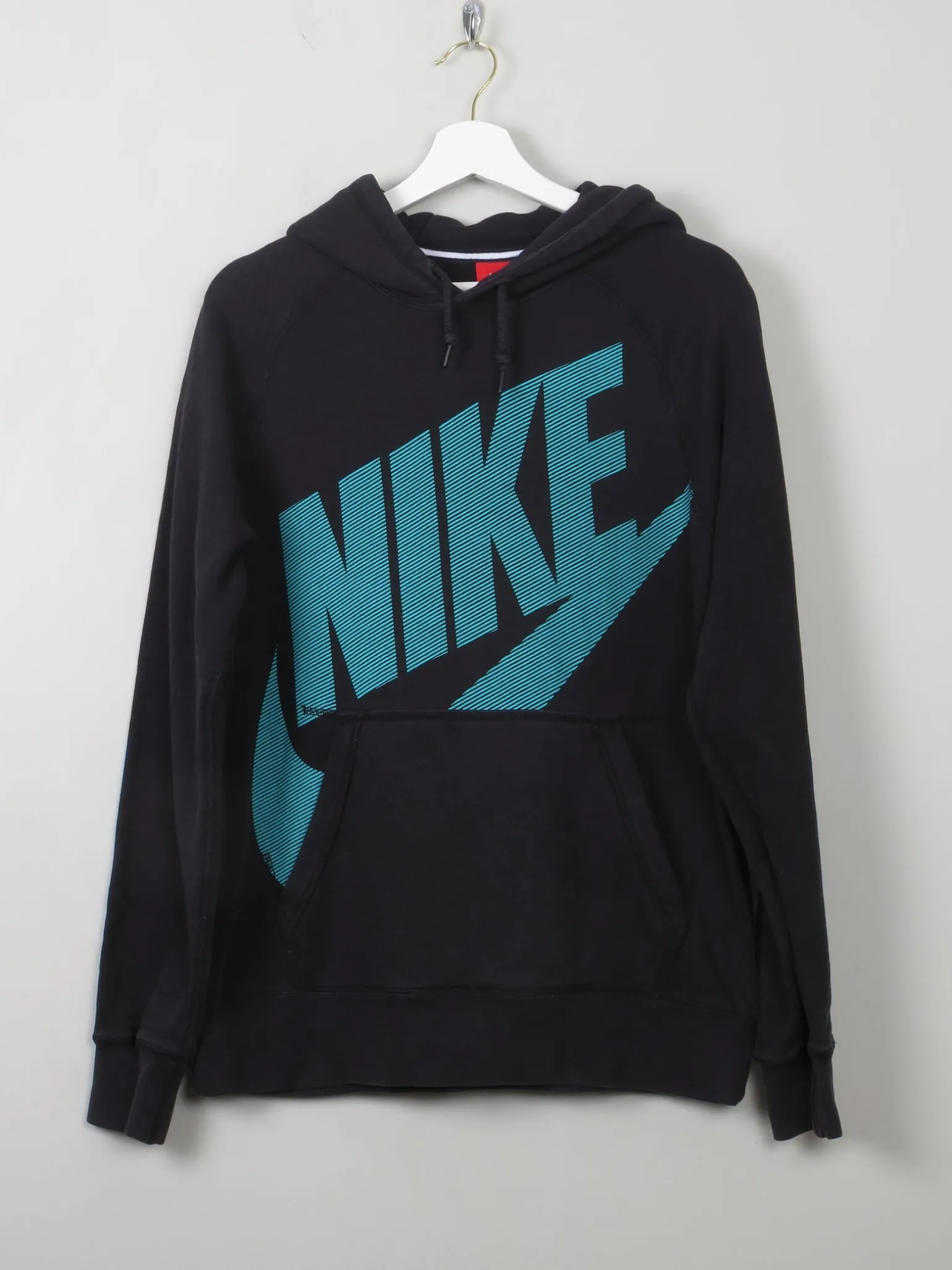 Men's Vintage Nike Spell-Out Hoodie Sweatshirt M