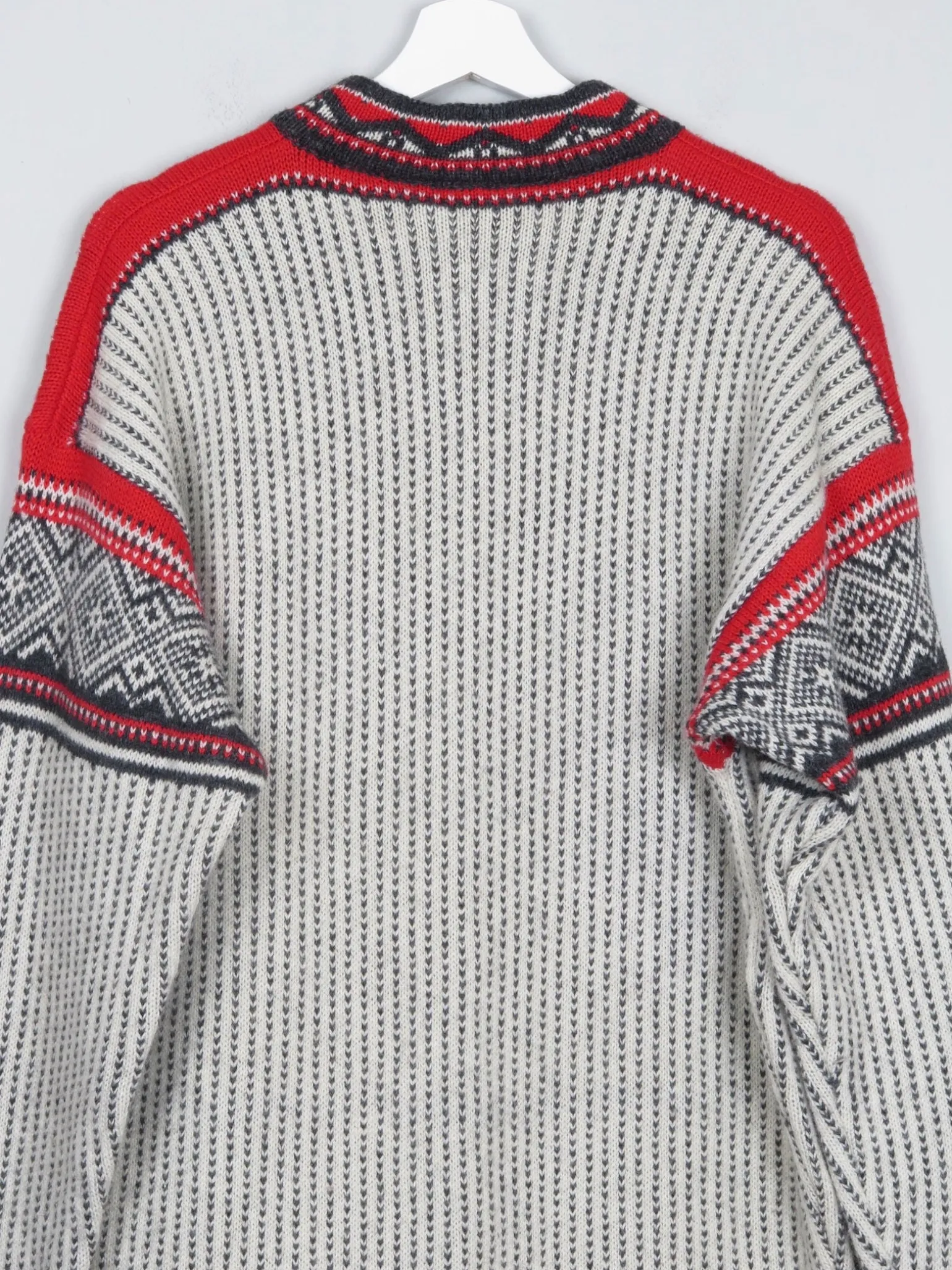 Men's Vintage Nordic Jumper With Metal Clasps L/XL