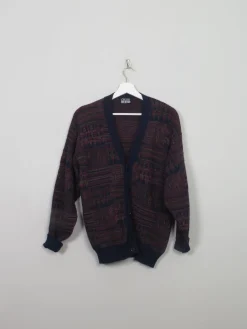 Men's Vintage Patterned Cardigan XS