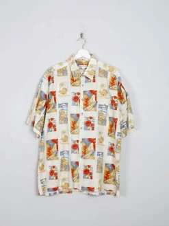 Men's Vintage Pierre Cardin Hawaiian Style Shirt XL