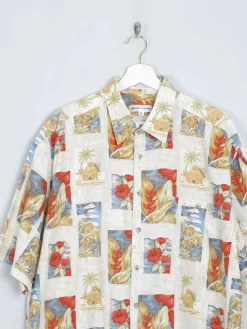 Men's Vintage Pierre Cardin Hawaiian Style Shirt XL