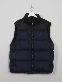 Men's Vintage Polo Ralph Lauren Puffer Gilet M