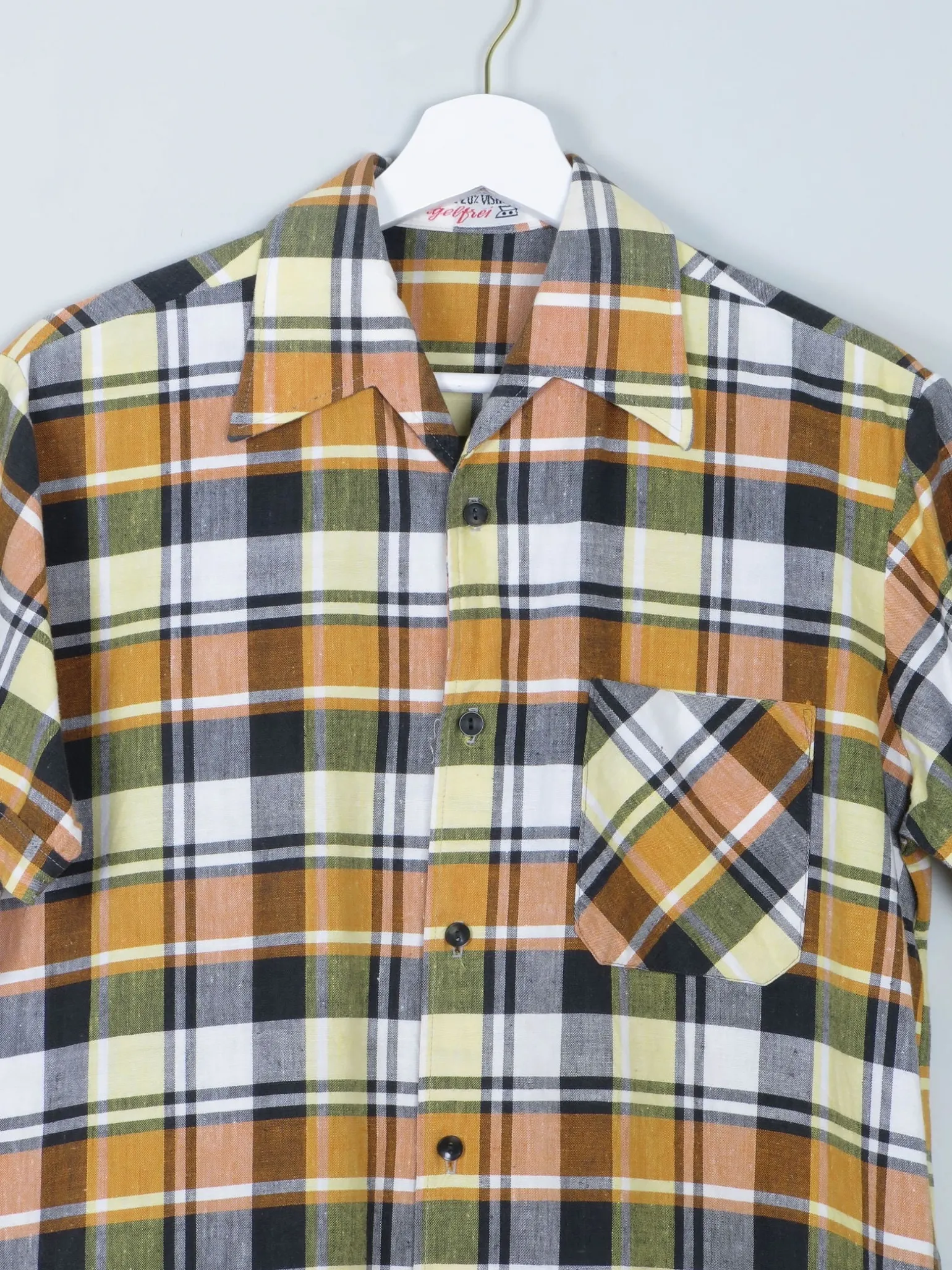 Men's Vintage 1950s Check Shirt S