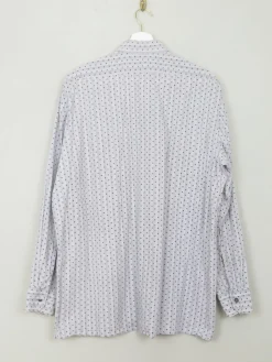 Men's Vintage 1970s  Polka Dot Shirt L