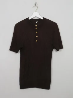 Men's Vintage 70s Ribbed Jumper M/L