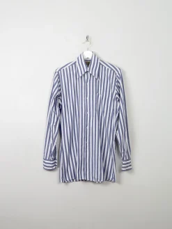 Men's Vintage 1970s Striped Shirt S/M